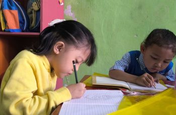 Peserta Didik PAUD SKB Bandar Lampung Semakin Ceria Ikuti Hari Pertama Pembelajaran